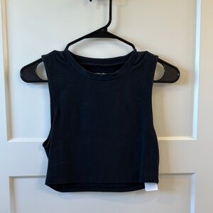 Abercrombie & Fitch Black Crop Top